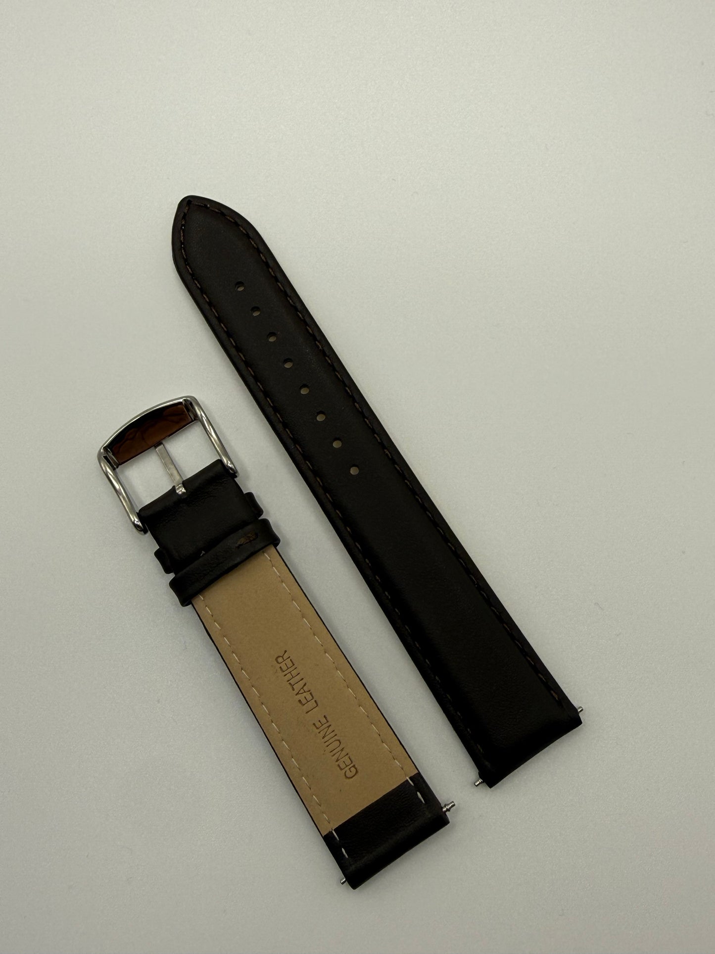 Brown Leather Watch Strap - Genuine Leather Watch Band